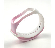 Купить - аксессуар к смарт-чсасам  Ремешок Ambre Silicone Mi Band 3/4 White-Lavender