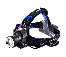 Купить - фонарик  Фонарь налобный Police 6699/204C-T6 аккумуляторный 18650 х 2, zoom, зарядка через micro USB