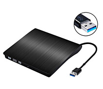 Купить - оптический привод  Внешний USB 3.0 DVD-RW CD-RW привод OEM ECD819-SU3 портативный дисковод (116412)