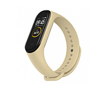 Купить - аксессуар к смарт-чсасам  Ремешок для mi band 4 ми бенд 3 силиконовый пудровый