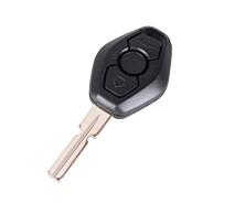 Купить - автосигнализацию  Ключ заготовка, корпус под чип, 3кн, BMW, HU58