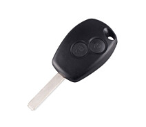 Купить - автосигнализацию  Ключ заготовка, корпус под чип, 2кн, Renault Modus Clio, VA2