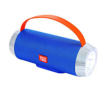 Купить - портативную колонку  Вluetooth колонка T&G TG501 с фонарем blue (50112)