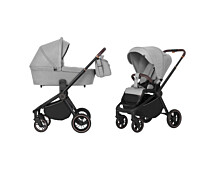 Купить - детскую коляску  Коляска универсальная CARRELLO Epica CRL-8510/1 (2in1) Silver Grey +дождевик/1/ (2000904591749)