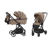 Купить - детскую коляску  Коляска универсальная CARRELLO Alfa CRL-6507 (2in1) Evening Beige /1/ (2000989075363)