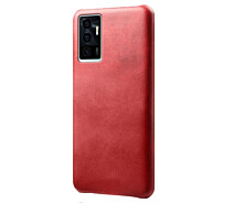Купить - чехол для смартфона  Защитный чехол Deexe Leather Back Cover для VIVO V23e - Red