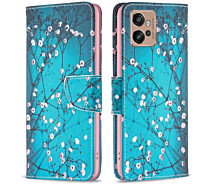 Купить - чехол для смартфона  Чехол-книжка Deexe Color Wallet для Motorola Moto G32 - Plum Blossom