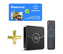 Купить - приставку Smart TV  Киевстар ТВ пакет "Премиум HD" на 12 месяцев + Смарт ТВ приставка X98 Plus 2/16 Гб Smart TV Box Андроид 11 (552-1-k)
