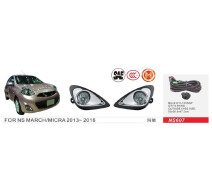 Купить - автофару  Противотуманные фары Nissan Micra 2013-16 DLAA NS-607 с проводкой