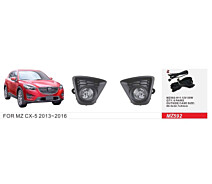 Купить - автофару  Противотуманные фары Mazda CX-5 2011-17 DLAA MZ-592 с проводкой