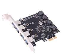 Купить - контроллер для компьютера  Контроллер PCI-Е - USB 3. 0, 4 порта 5Gbps