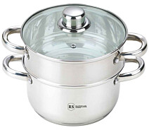 Купить - скороварку  Пароварка из нержавейки Rainstahl 2.5 л (RS-5100-01)