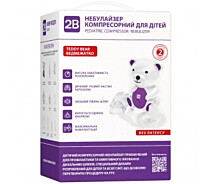 Купить - ингалятор  Ингалятор (небулайзер) 2В Teddy Bear для детей компрессорный гарантия 2 года (ko-18443)