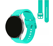 Купить - аксессуар к смарт-чсасам  Ремешок 20мм для Amazfit Bip / Bip U / Bip U Pro / Bip S Lite / Bip 3 Pro силиконовый классическая застёжка бирюзовый