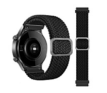 Купить - аксессуар к смарт-чсасам  Ремешок 20мм для Amazfit GTS / GTS 2 / GTS 2 mini / GTS 2e / GTS 3 / GTS 4 mini плетенный solo loop черный