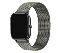 Купить - аксессуар к смарт-чсасам  Ремешок 20мм для Amazfit Bip / Bip U / Bip U Pro / Bip S Lite / Bip 3 Pro нейлоновый серый