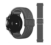 Купить - аксессуар к смарт-чсасам  Ремешок 20мм для Amazfit Bip / Bip U / Bip U Pro / Bip S Lite / Bip 3 Pro плетенный solo loop серый