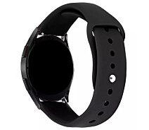 Купить - аксессуар к смарт-чсасам  Ремешок 20мм для Amazfit GTS / GTS 2 / GTS 2 mini / GTS 2e / GTS 3 / GTS 4 mini силиконовый на кнопке чёрный