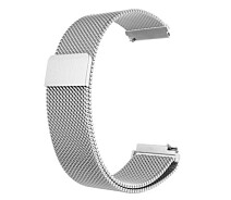 Купить - аксессуар к смарт-чсасам  Ремешок 20мм для Amazfit Bip / Bip U / Bip U Pro / Bip S Lite / Bip 3 Pro металлический миланская петля серебряный