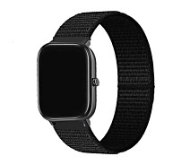 Купить - аксессуар к смарт-чсасам  Ремешок 20мм для Amazfit Bip / Bip U / Bip U Pro / Bip S Lite / Bip 3 Pro нейлоновый чёрный