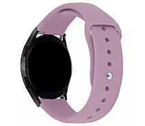 Купить - аксессуар к смарт-чсасам  Ремешок 20мм для Amazfit GTS / GTS 2 / GTS 2 mini / GTS 2e / GTS 3 / GTS 4 mini силиконовый на кнопке лиловый