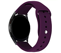 Купить - аксессуар к смарт-чсасам  Ремешок 20мм для Amazfit Bip / Bip U / Bip U Pro / Bip S Lite / Bip 3 Pro силиконовый на кнопке сливовый