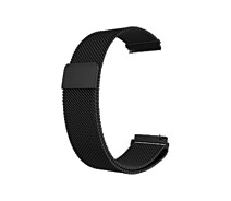 Купить - аксессуар к смарт-чсасам  Ремешок 20мм для Amazfit Bip / Bip U / Bip U Pro / Bip S Lite / Bip 3 Pro металлический миланская петля черный