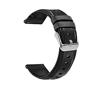 Купить - аксессуар к смарт-чсасам  Ремешок 20мм для Amazfit Bip / Bip U / Bip U Pro / Bip S Lite / Bip 3 Pro кожаный черный серебряная застежка