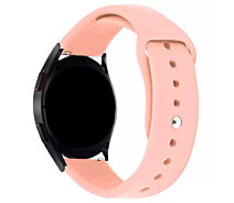 Купить - аксессуар к смарт-чсасам  Ремешок 20мм для Amazfit Bip / Bip U / Bip U Pro / Bip S Lite / Bip 3 Pro силиконовый на кнопке светло-розовый