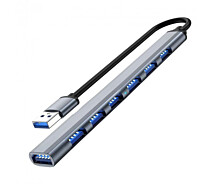 Купить - кардридер  USB Хаб 7 в 1 Vothoon VT0517A Grey 6 портов USB 2.0 1 порт USB 3.0