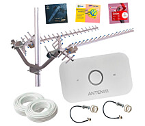Купить - 3G/4G модем  4G Wi-Fi комплект "Автономный и мощный" (мобильный роутер Anteniti Е5573 + Антенна 32 Дб)