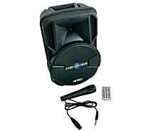 Купить - портативную колонку  Портативная Bluetooth колонка KIMISO KS-М1 7963 с микрофоном, подсветкой, Black (018743)