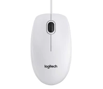 Купить - мышку для ноутбука  Мышь Logitech B100 USB (910-003360) White