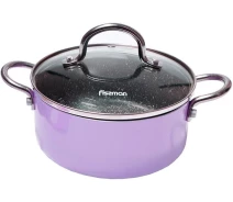 Купить - кастрюлю и казан  Кастрюля Mini Chef Purple 1.8л с антипригарным покрытием Fissman FN-4259