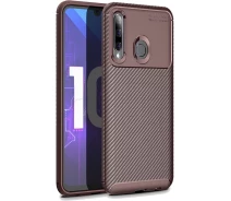 Купить - чехол для смартфона  Чехол-накладка Ipaky Carbon Fiber Series/Soft TPU Case Honor 10i Brown