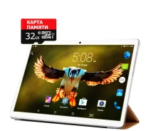 Купить - планшет  Планшет Hoozo MT232 Pink + Чехол-книжка + Карта памяти 32GB
