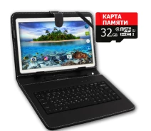 Купить - планшет  Планшет - телефон Hoozo MT232 Gold + Чехол-клавиатура + Карта памяти 32GB