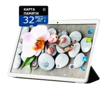 Купить - планшет  Планшет-телефон Adronix  MT232 3G Silver  2/32GB + Чехол-книжка + Карта памяти 32GB