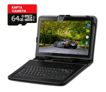 Купить - планшет  Планшет - телефон Hoozo X1001 Full HD 32Gb LTE Jet Black + Чехол-клавиатура + Карта памяти 64GB