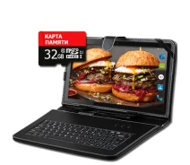 Купить - планшет  Планшет - телефон Hoozo X1001 Full HD 32Gb LTE Jet Black + Чехол-клавиатура + Карта памяти 32GB