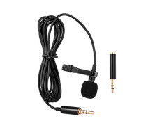 Купить - микрофон для караоке  Микрофон петличный EY-510A для смартфона / камеры  / ПК 1.45 м black