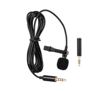 Купить - микрофон для караоке  Микрофон петличный EY-510A для смартфона / камеры  / ПК 1.45 м black