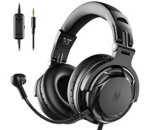 Купить - наушники  Игровые стерео наушники OneOdio Pro-GD  Black проводные наушники с микрофоном и шумоподавлением Геймерские накладные наушники Чёрные