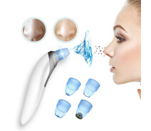 Купить - вакуумный очиститель  Вакуумный очиститель пор Derma Suction Аппарат для чистки лица пароочиститель со сменными насадками 2 режима