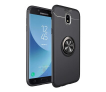 Купить - чехол для смартфона  Чехол TPU Ring для Samsung Galaxy J3 2017 / J330 бампер с кольцом Black