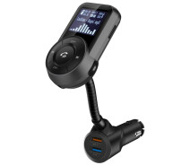Купить - FM трансмиттер  FM-трансмиттер Grand-X 96GRX Hands Free Bluetooth V4.2 Quick Charge 3.0+2,4А