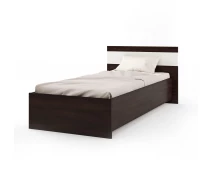 Купить - кровать  Односпальная кровать Эверест Соната-900 венге темный + белый (EVR-2113)