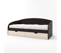 Купить - кровать  Кровать односпальная Эверест Комфорт венге + дуб молочный (EVR-2096)