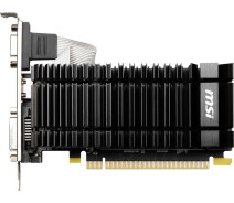 Купить - видеокарту  Видеокарта MSI PCI-Ex GeForce GT 730 2GB DDR3 (64bit) (902/1600) (D-Sub, DVI-D Dual Link, HDMI) (N730K-2GD3H/LPV1)