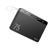 Купить - power bank  PowerBank HOCO Overlord fully compatible J94 75000mAh |3USB/Type-C, PD/QC, 20W/5A| black